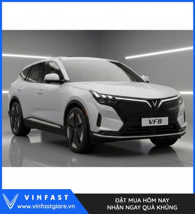 Vinfast VF8 2026 Màu Trắng Thế Hệ Mới Bảng Giá Lăn Bánh Khuyến Mại