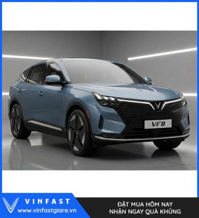 Vinfast VF8 2026 Màu Xanh Dương Thế Hệ Mới Bảng Giá Lăn Bánh Khuyến Mại