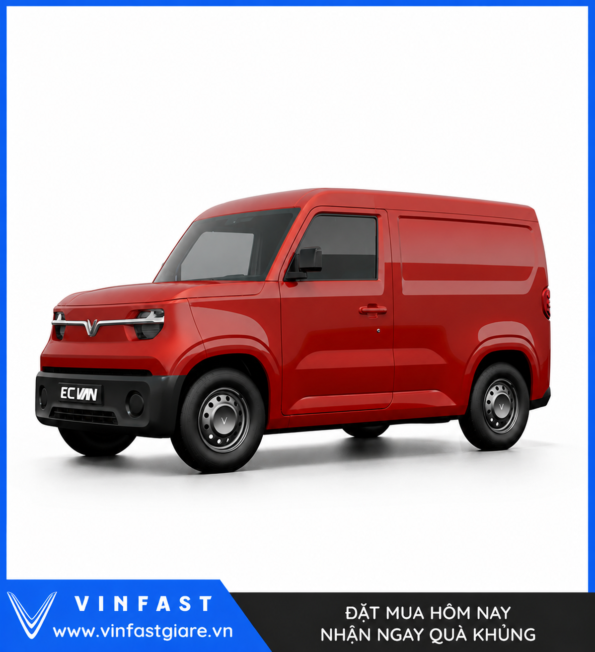 Vinfast EC Van Màu Đỏ Giá Lăn Bánh Thông Số Tính Năng
